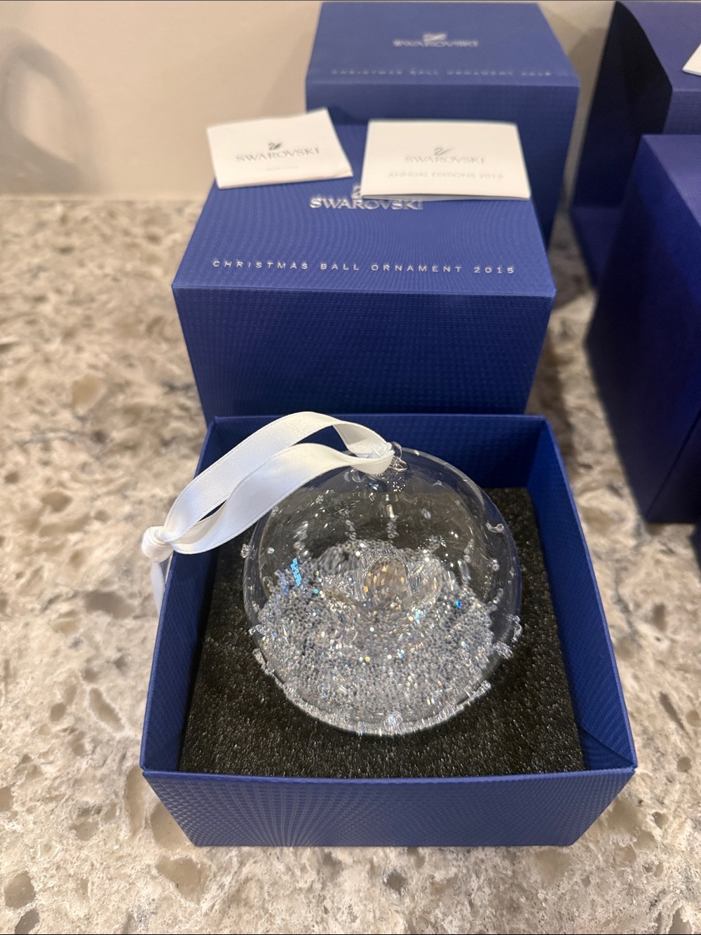 Swarovski Christmas Ball Ornament Annual Edition 2015